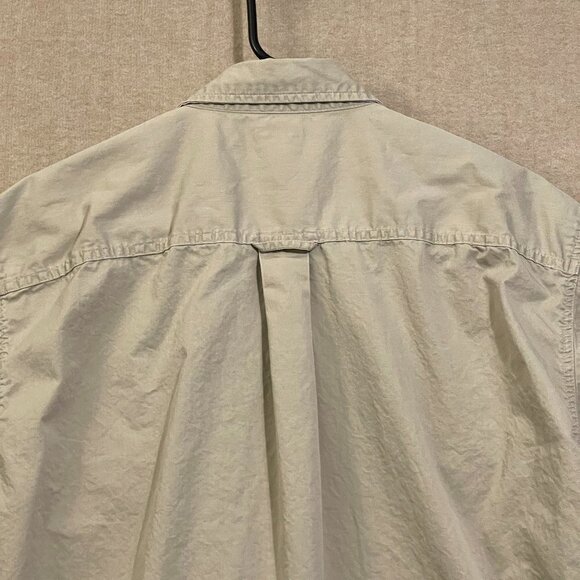 Redhead Shirt Men's Large Tan Button Down Short Sleeves - Picture 9 of 12